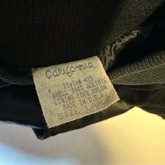 Vtg 80s John Lennon Imagine Embroidered satin jacket - Picture 3 of 7